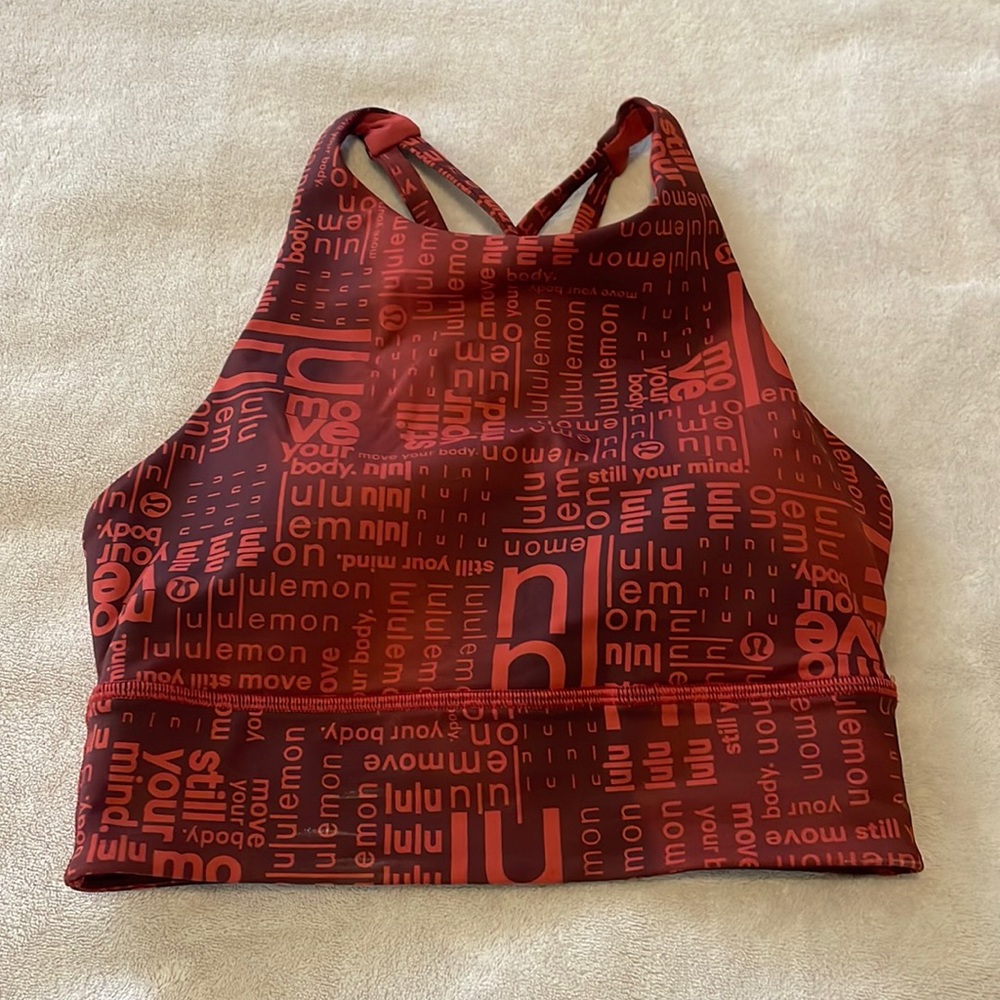 NWT Energy Bra High Neck Long Line